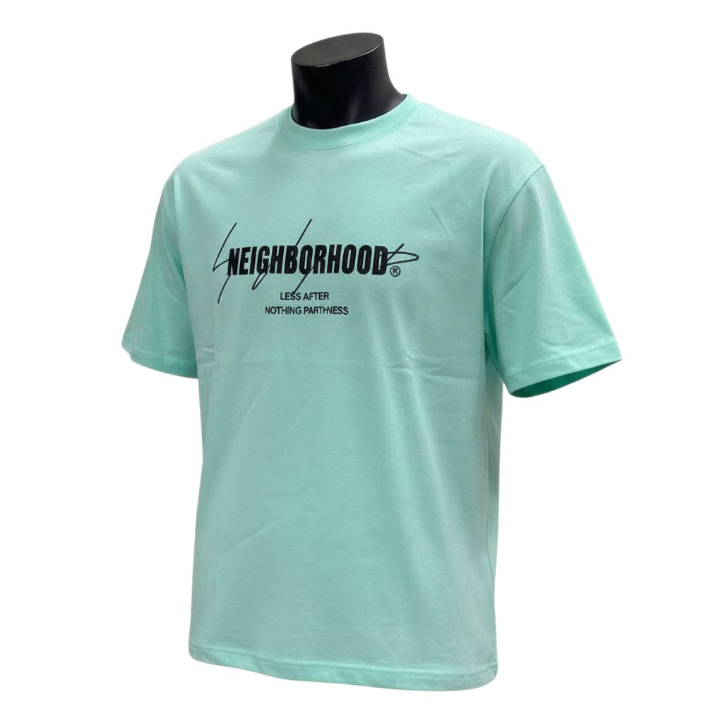 Mint Green Neighbourhood Graphic Oversized Tee