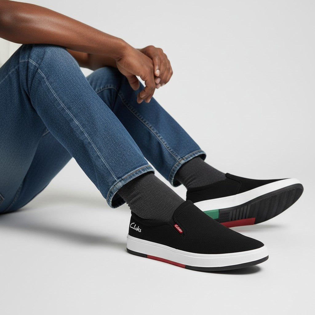 Men’sBlack tops and white bottoms