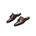 Dark Brown Billionaire Italian Mule Loafer
