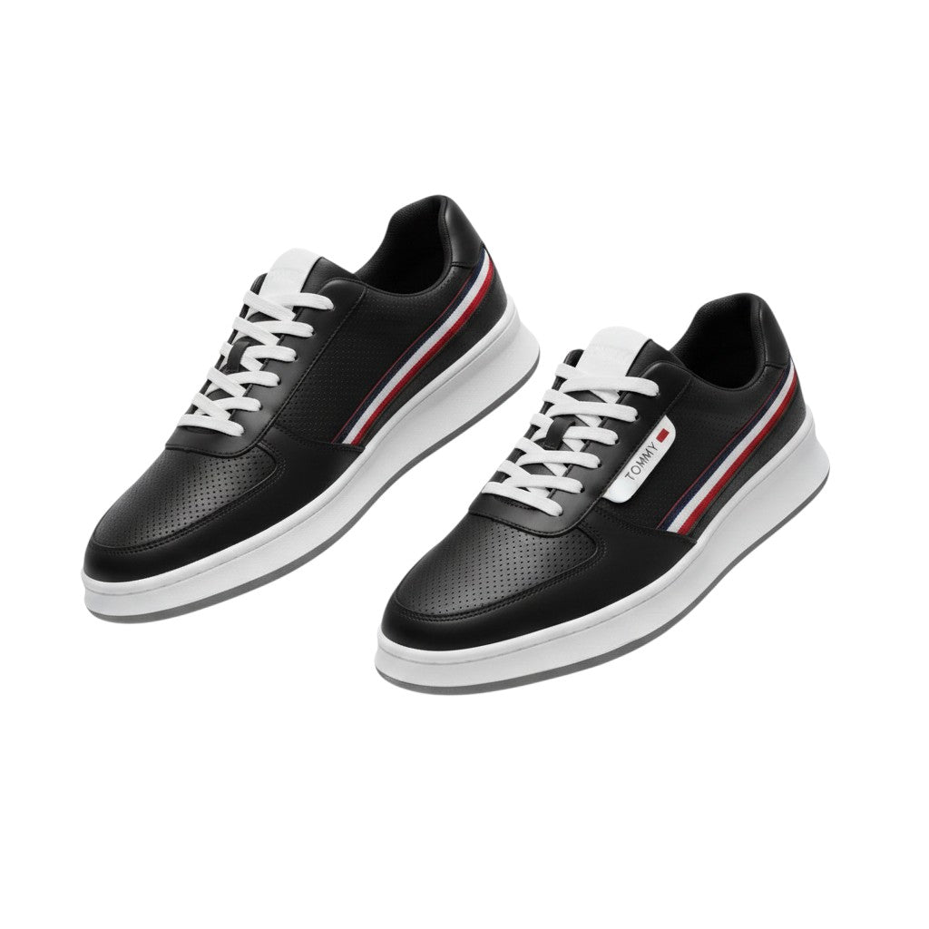 Men's Court Stripe Low-Top Sneakers