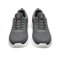 Men's Charcoal Grey Knit Lace-Up High-Top Sneaker