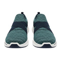 Men's Teal Marled Knit Slip-On Running Shoe