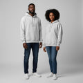 Plain Oversized Pullover Hoodie – White