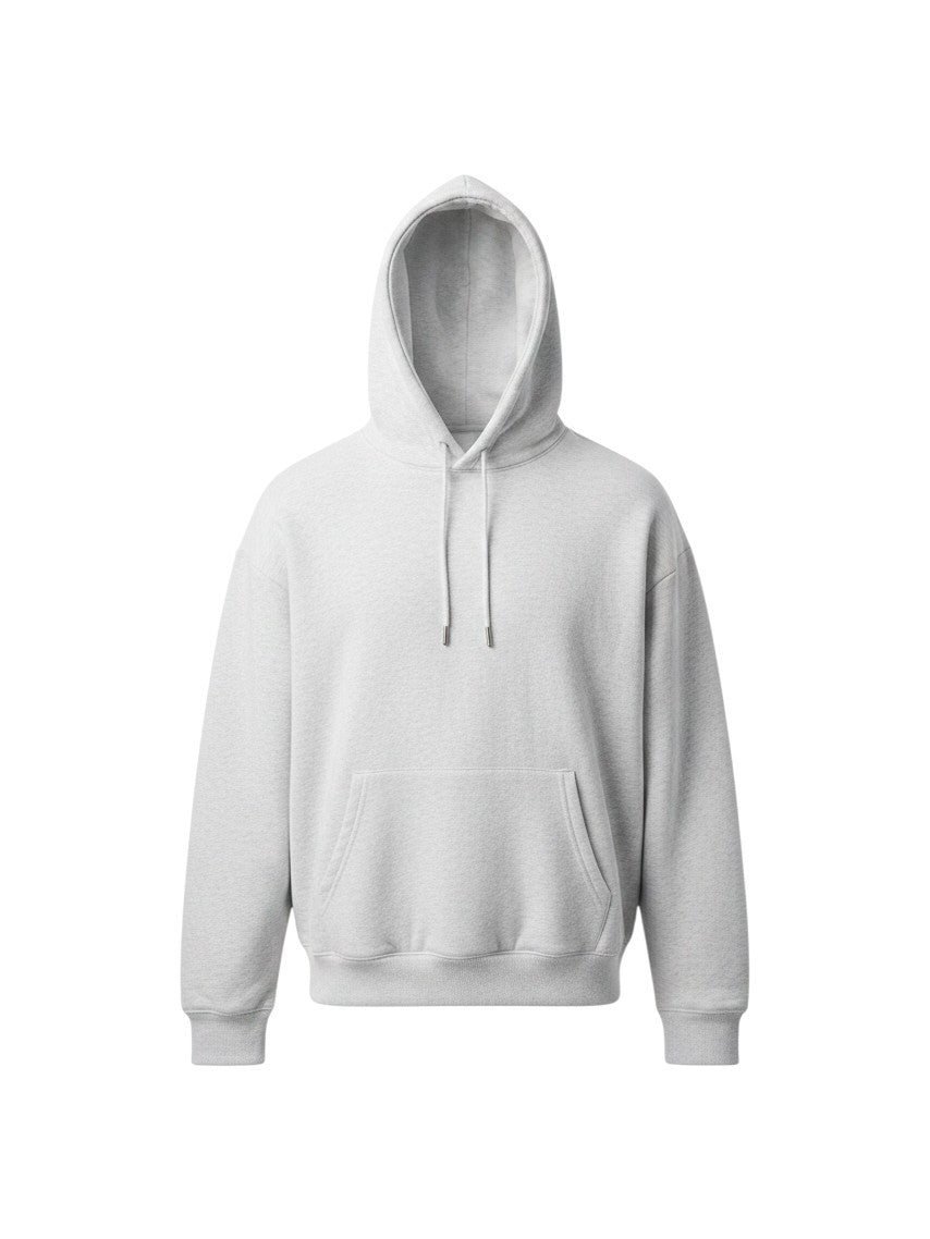 Plain Oversized Pullover Hoodie – White