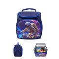Navy Blue 3D Astronaut Space Rider Kids Lunch Box