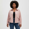 Dual-Pocket Belted Cargo Shirt