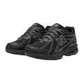 Men's All-Black Tonal Chunky Retro Running Sneakers