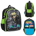 Black Holographic Cat Noir 3D Space Kids School Backpack