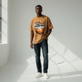 Men's Caramel Legacy Graphic Oversized Tee