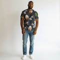 Looney Tunes All-Over Print Charcoal Graphic Tee