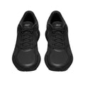 Men's All-Black Lace-Up Low-Top Sneakers