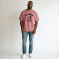 Negroni Cocktail Graphic Tee – Dusty Pink