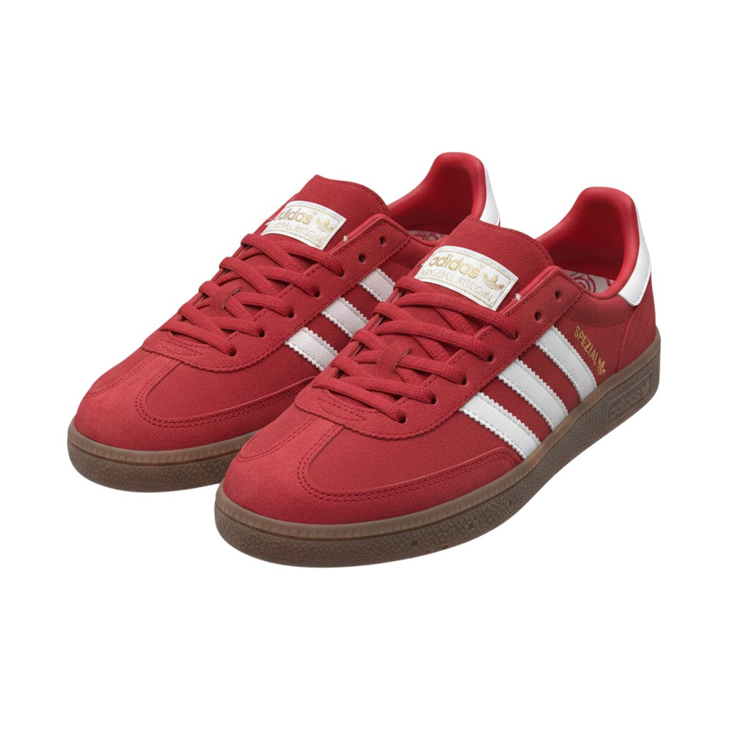 Red Suede Spezial Retro Court Low-Top Sneakers