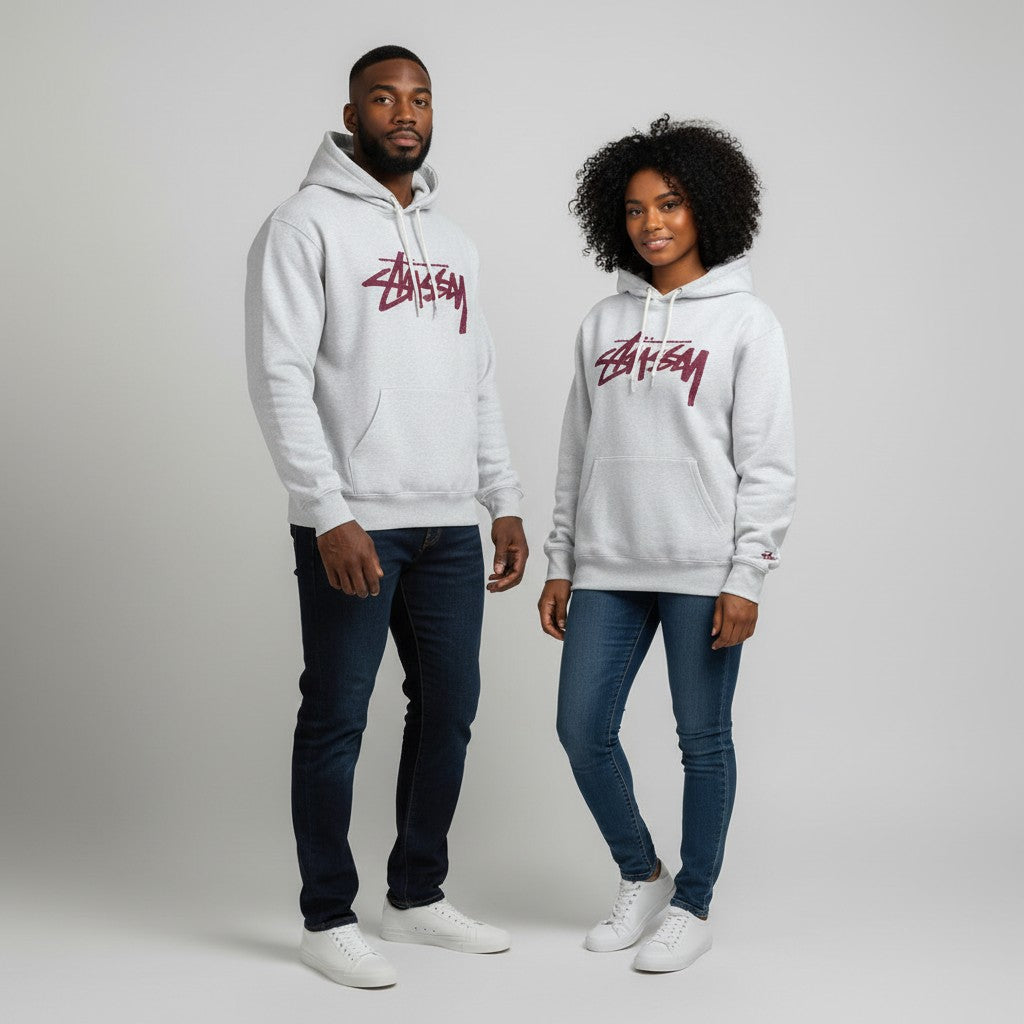 Fansen Graffiti Pullover Hoodie – White