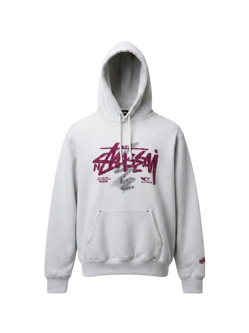 Fansen Graffiti Pullover Hoodie – White