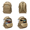 Sand Beige Tactical Wing Badge Unisex School Backpack