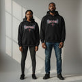 Gothic Cross Graffiti Pullover Hoodie – Black