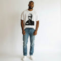 Men's White Pronto Studios Graphic Oversized T-Shirt