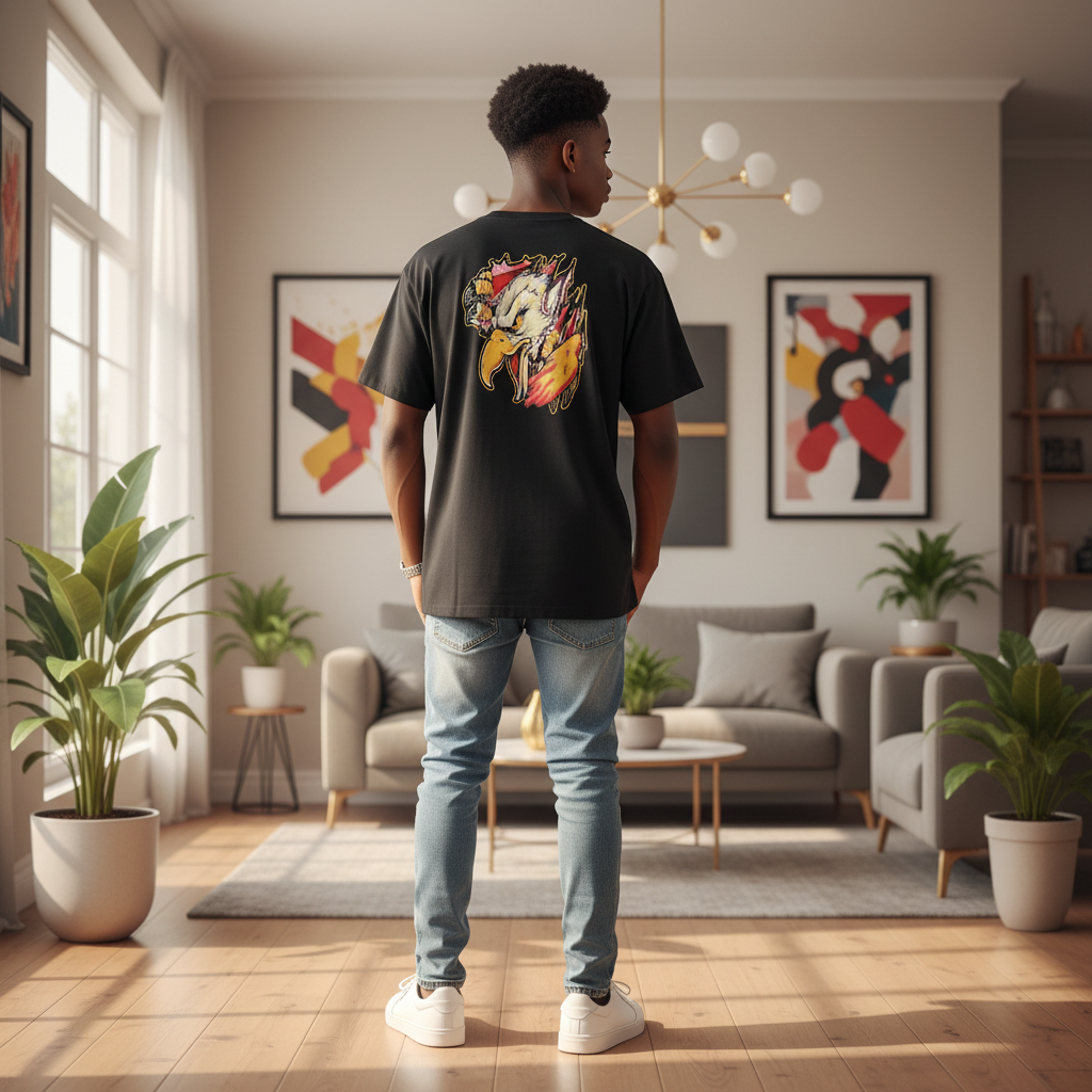 Eagle Eyes Graphic Tee - Back View