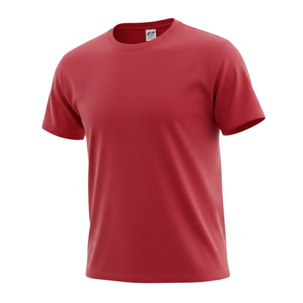 Premium Solid Colour Heavyweight Crew Neck Short-Sleeve T-Shirt