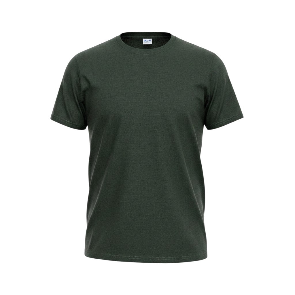 Premium Solid Colour Heavyweight Crew Neck Short-Sleeve T-Shirt