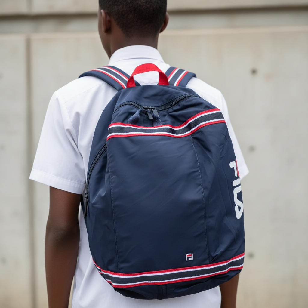 FILA Navy Blue Heritage – Teen Model Focus
