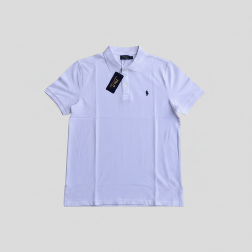Premium Ralph Pique Polo Shirt - White