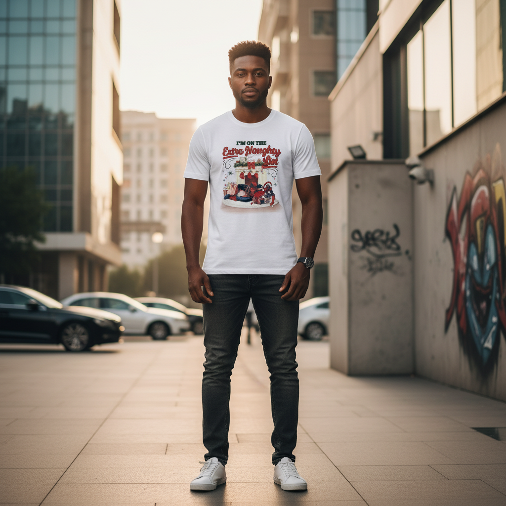 Front View - Christmas Graphic Tee