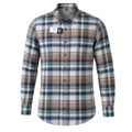 Teal & Brown Plaid Long-Sleeve Lumberjack Shirt