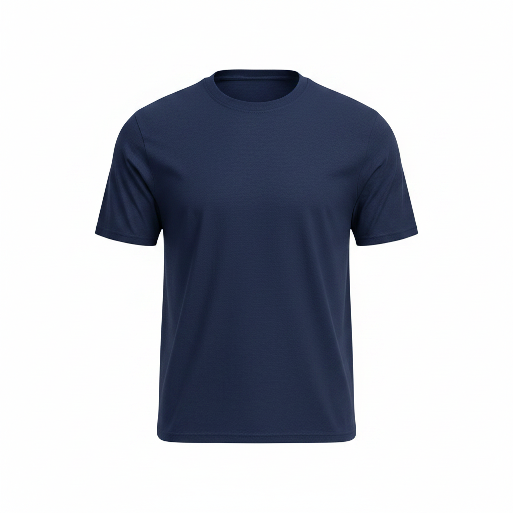 Premium Solid Colour Heavyweight Crew Neck Short-Sleeve T-Shirt