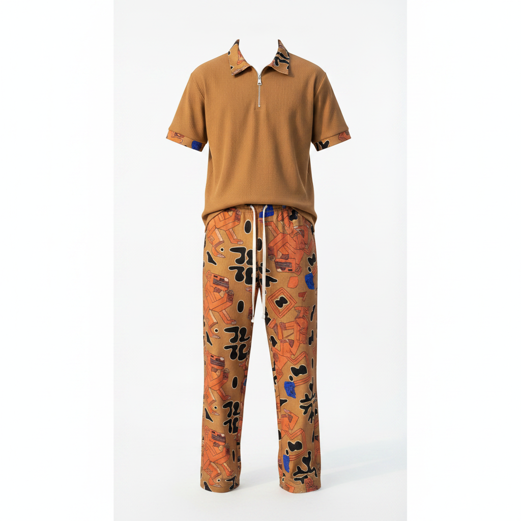 Ghost – Camel Abstract Print Redone