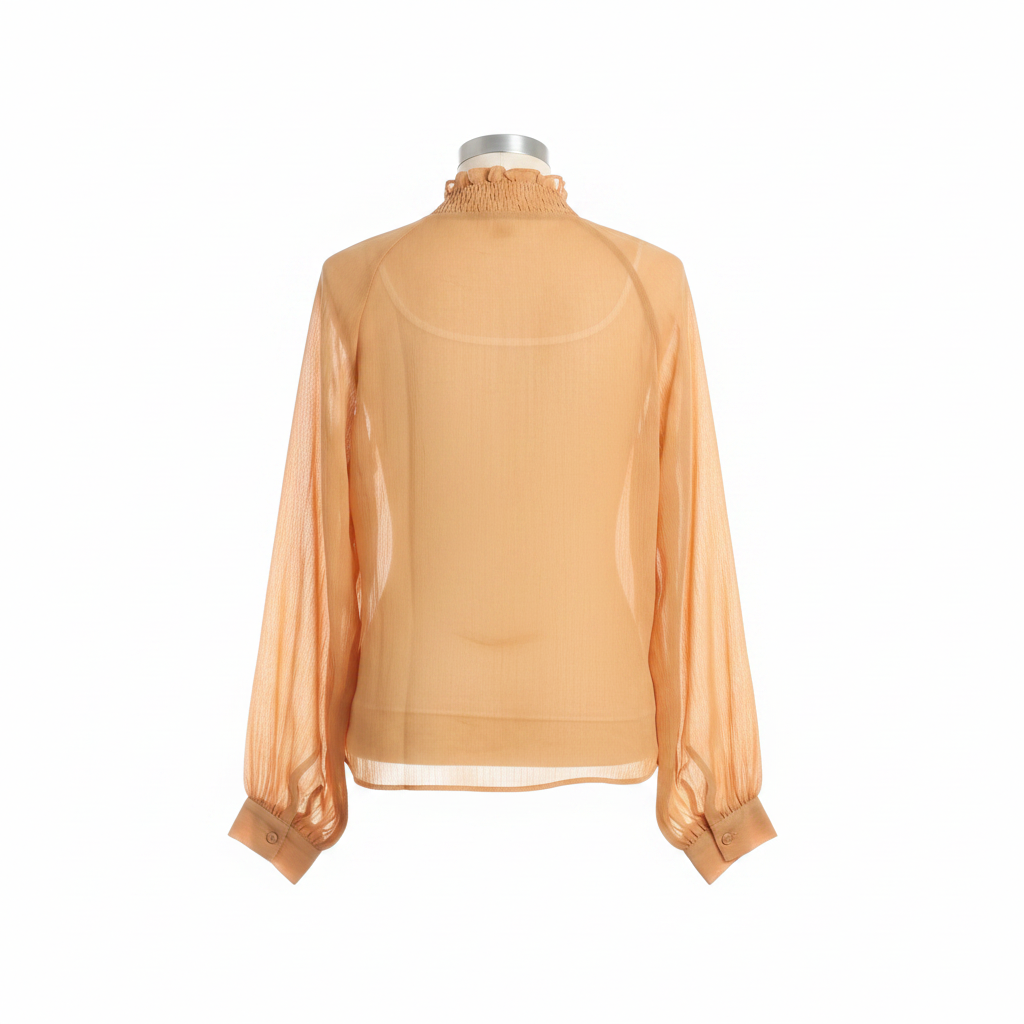 Ghost Mannequin Back — Peach
