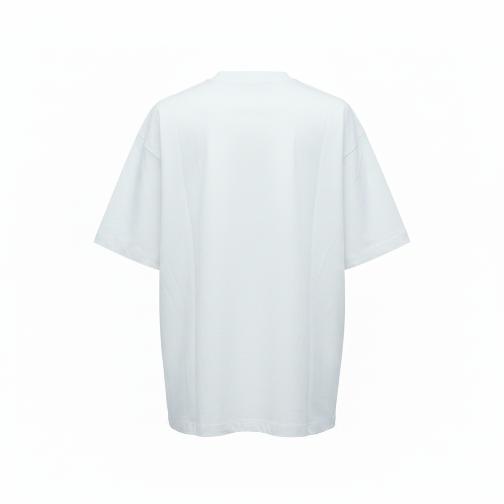 Ghost Mannequin Back - Plain White