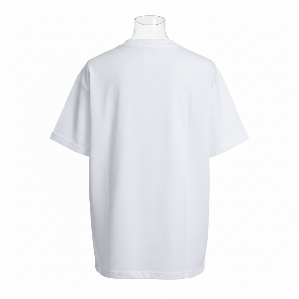 Ghost Mannequin Back - White Snake Tee