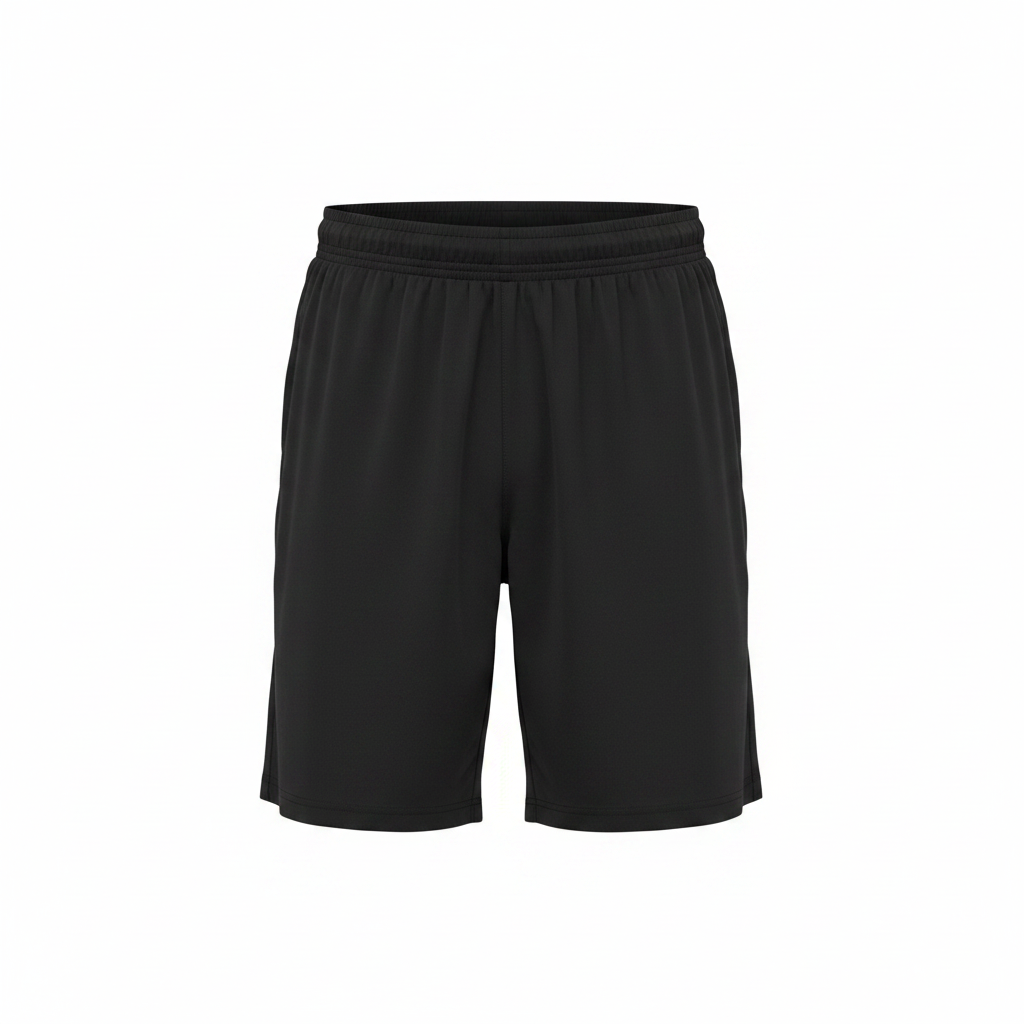 Ghost Mannequin – Black Sport Shorts II (No Ties)