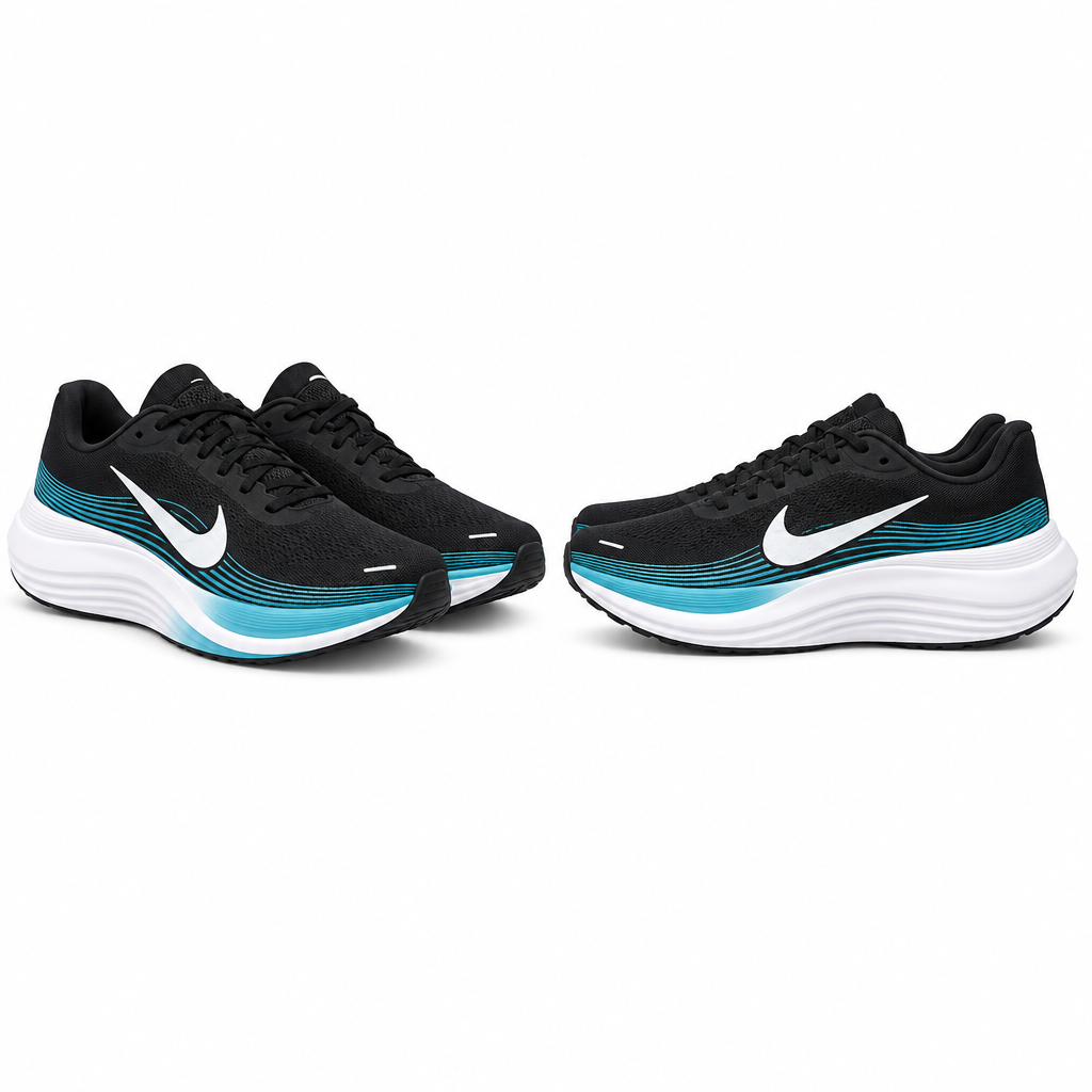 Ghost Mannequin – Black Teal Running Sneaker