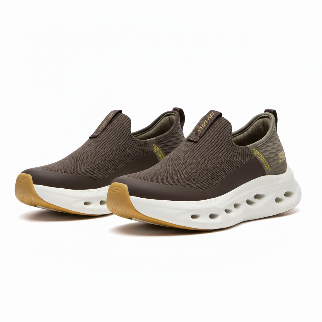 Ghost Mannequin — Dark Brown Slip-On Chunky Sneaker