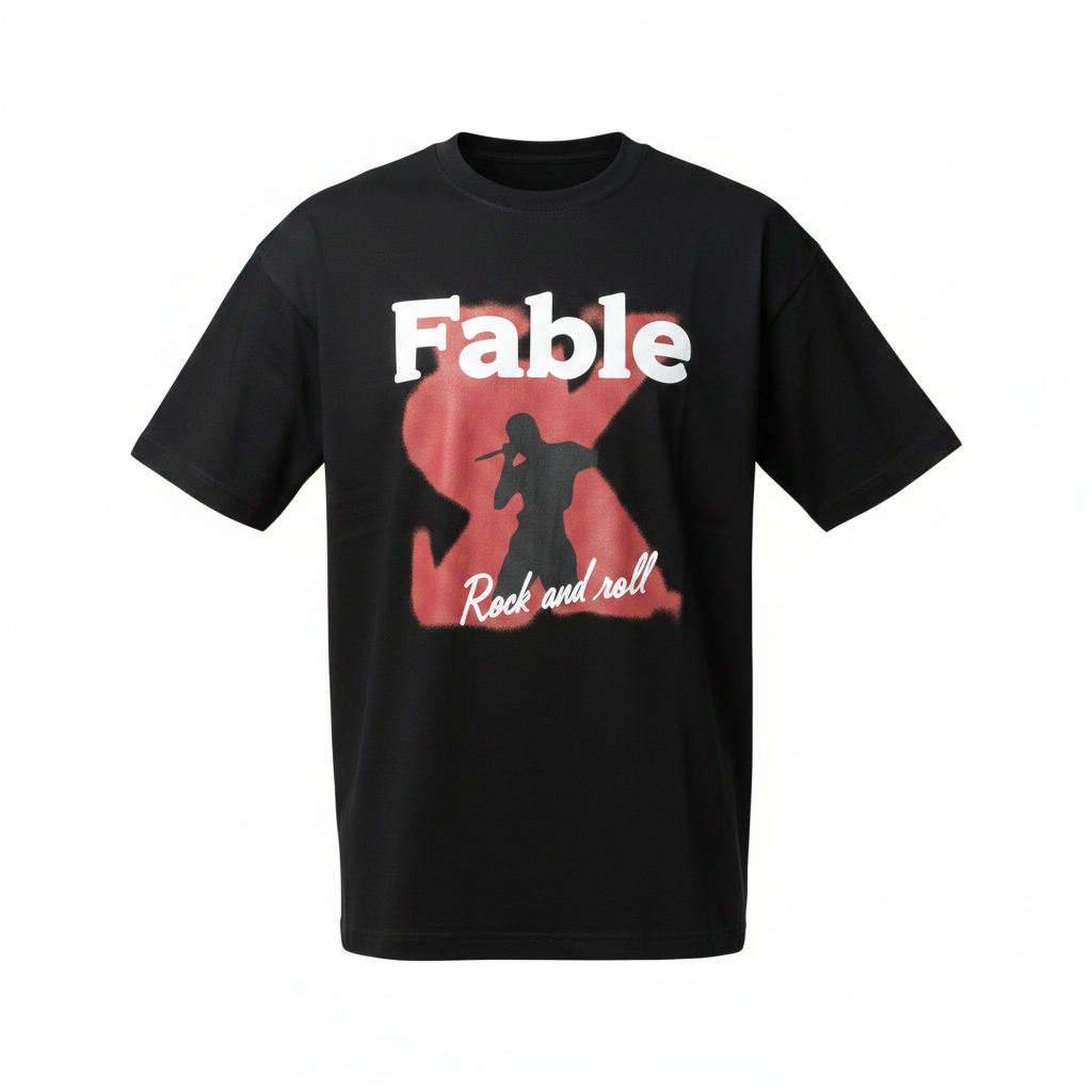 Ghost Mannequin Front - Black Fable