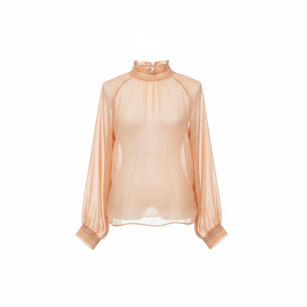 Ghost Mannequin Front — Peach