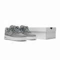Ghost Mannequin – Grey Suede AF1 with Plain Box
