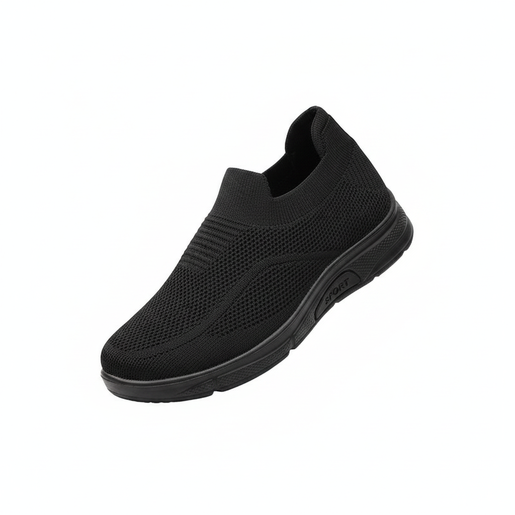 Ghost Mannequin — Knit Slip-On Black