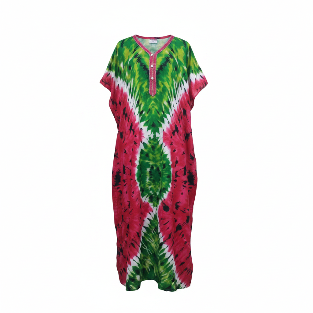 Ghost Mannequin – Multicolour Tie-Dye Boubou