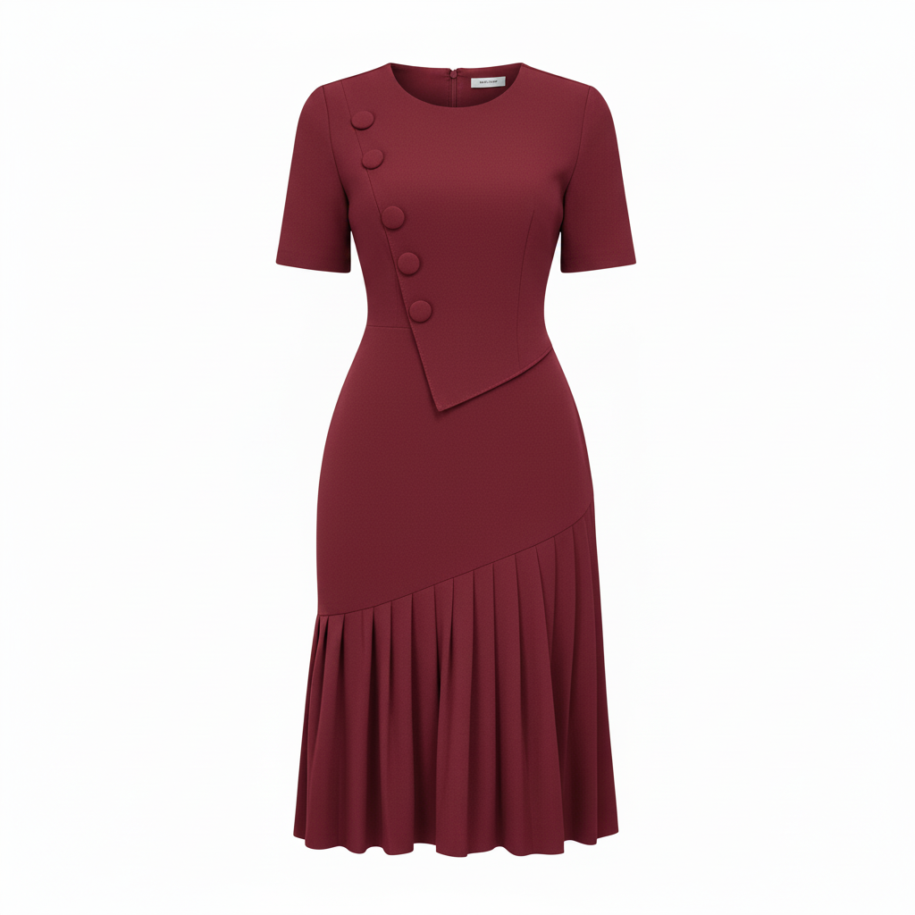Ghost Mannequin Red Dress