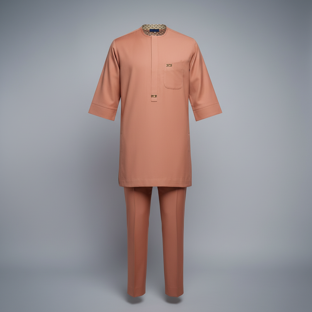 Ghost Mannequin – Salmon Peach Senator Set