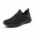 Skechers Air-Knit All-Black Slip-On Sneaker