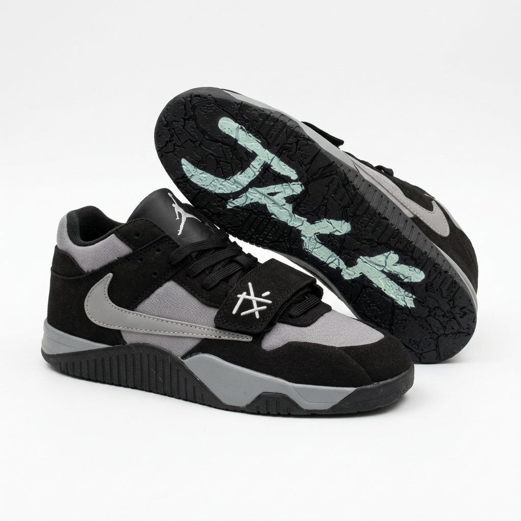 Ghost mannequin sneaker pair