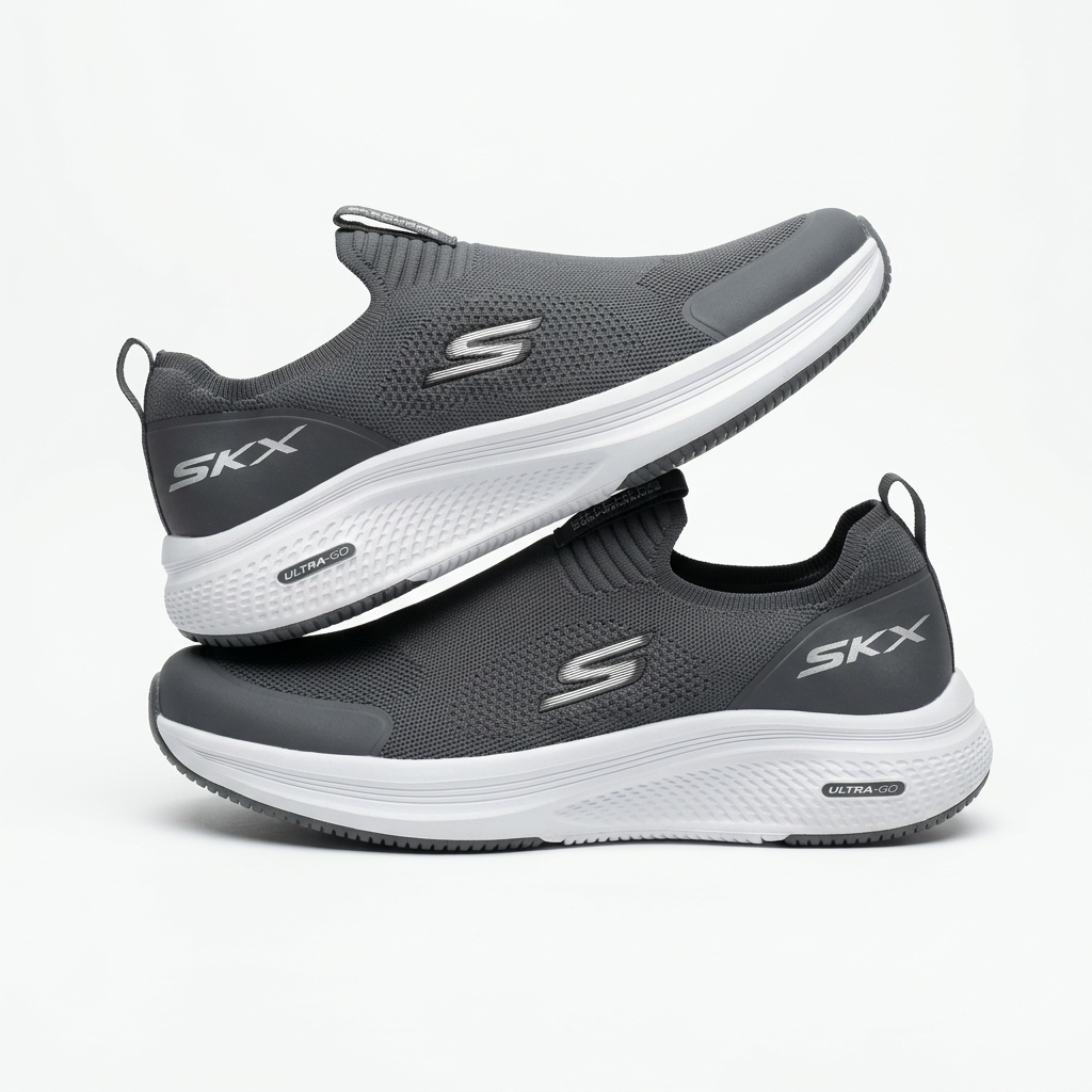 Grey slip-on sneakers catalog preview