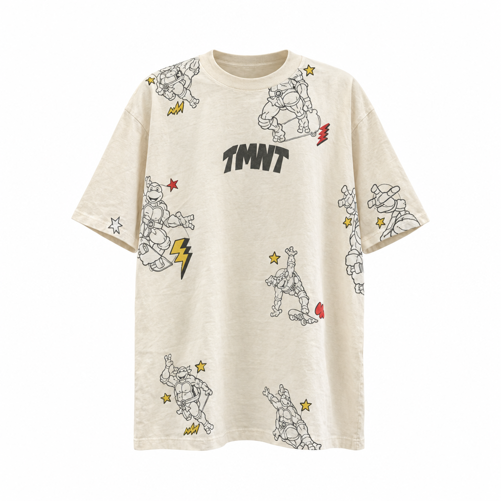 Illustrated T-shirt mannequin preview