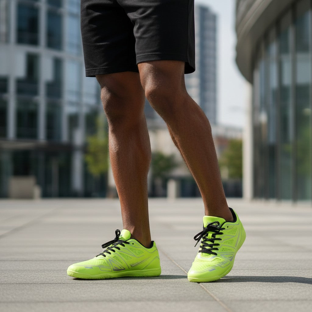 Neon Yellow Professional Track & Field Sprint Spikes