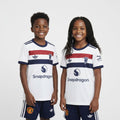 Man Utd FC Kids Away Kit — White  Originals Snapdragon Set